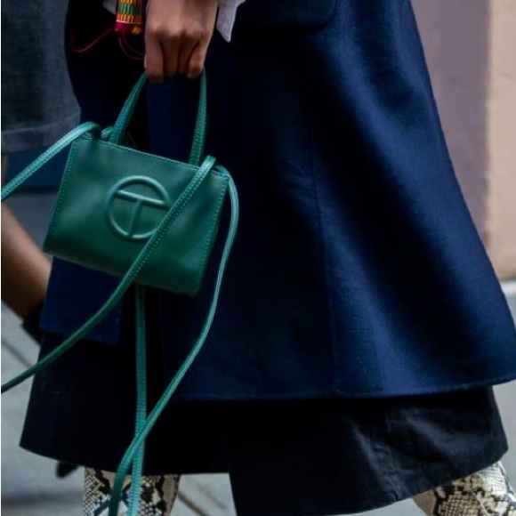 Telfar Dark Olive Small Tote Bag - Picture 1 of 5